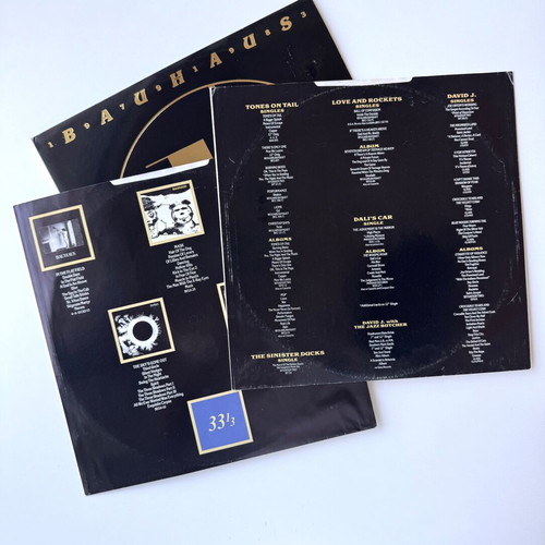 Bauhaus 1979-1983 2xLP used, 1st UK 1985, gatefold with inserts