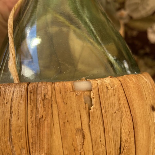 Vintage νταμιτζάνα Vino d’Italia used with gift decor