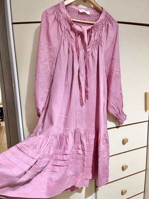 Greek Archaic Kori pink maxi dress like new, size S