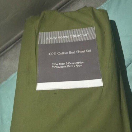 100% Cotton Bed Sheet Set, Luxury Home Collection
