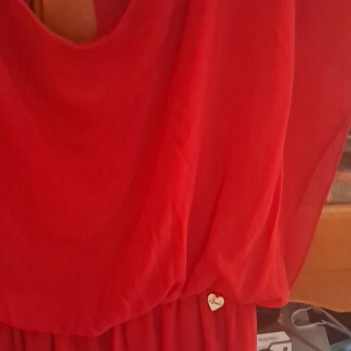 Midi silk dress Lynne like new, red, size 38