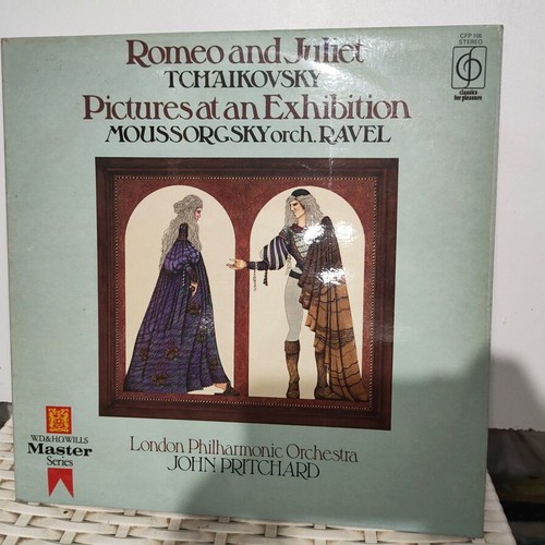 Moussorgsky Orch. Ravel; Tchaikovsky Pictures at an Exhibition Romeo and Juliet LP used, classical