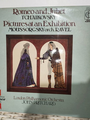 Moussorgsky Orch. Ravel; Tchaikovsky Pictures at an Exhibition Romeo and Juliet LP used, classical