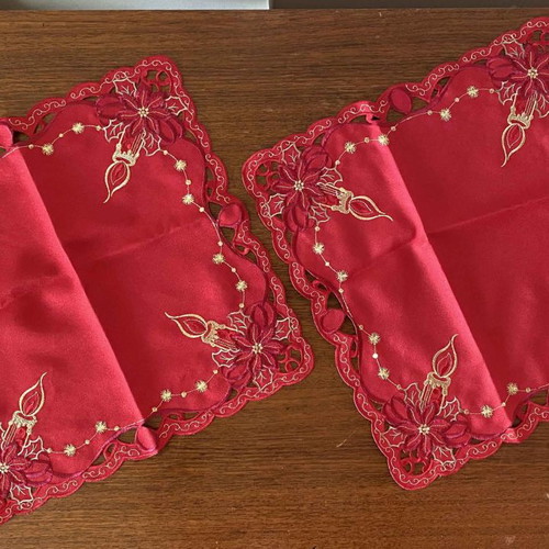 Christmas set for festive table new