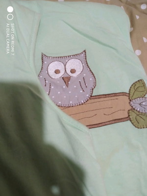 Sleeping bag used for 2-3 years old with fastening
