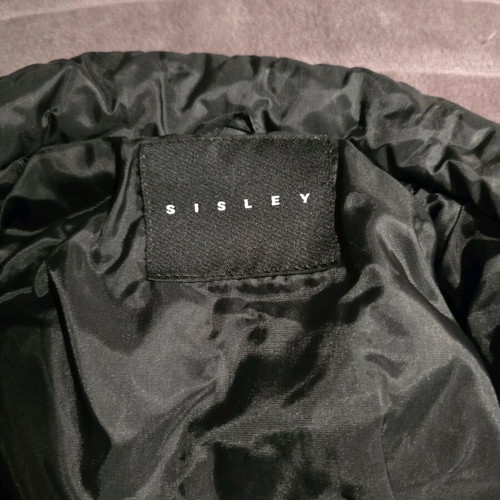 Sisley long jacket used, black, size S