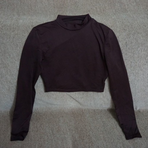 Women's long-sleeve blouse like new, red, size S
