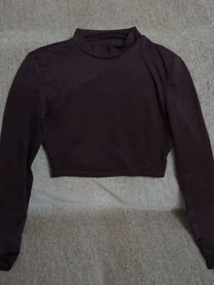 Women's long-sleeve blouse like new, red, size S