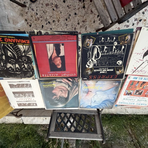Vinyl records used, pack of 210 pieces