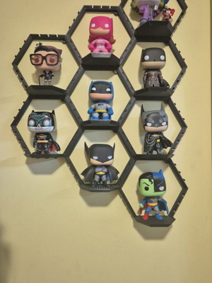 Funko Pop display stand, honeycomb shape, pack of 10