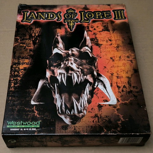 Lands Of Lore III PC CD-ROM like new, Greek manual, Big Box