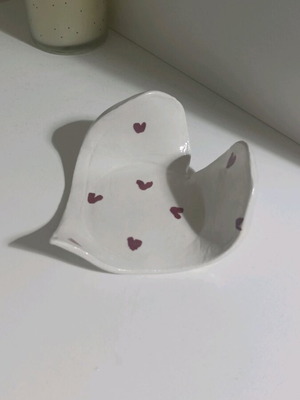 Clay jewelry and key tray new, handmade