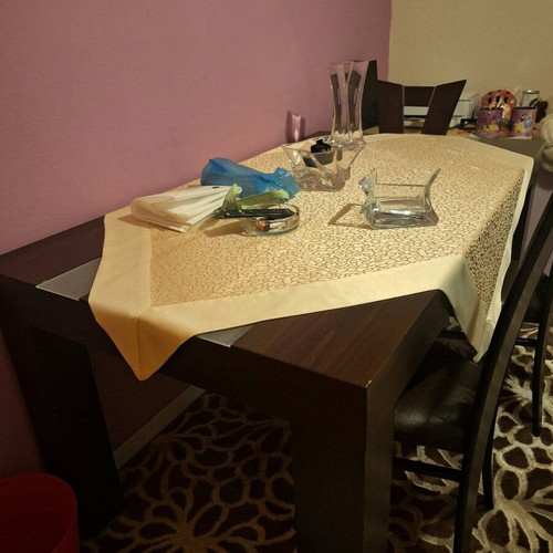 Τραπεζαρία με 3 καρέκλες μεταχειρισμένη, Μ160×Π90×Υ80cm