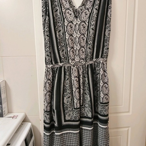 Peacocks summer dress like new, black and grey, size XXXL