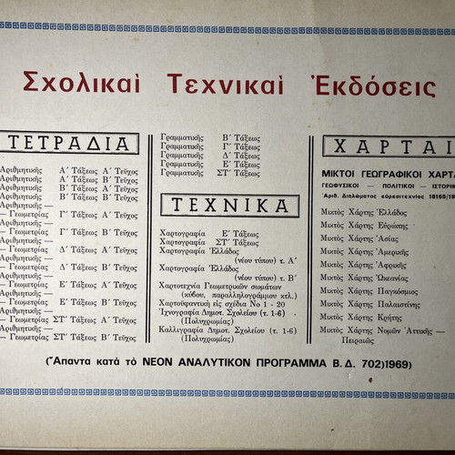Cartography Book for 6th Grade Used, Greek Language