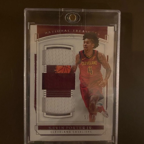 2019-20 National Treasures Rookie Triple Materials 59/99 Kevin Porter Jr new
