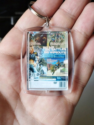 Downhill Dominator PS2 acrylic keychain