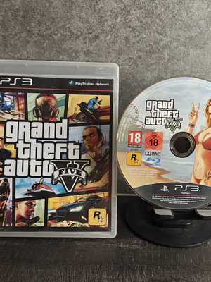 Grand Theft Auto GTA V PS3 game, original with printed cover