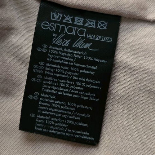 Esmara skirt pink gold sequin new, size 38