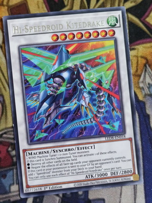 Hi-Speedroid Kitedrake κάρτα Yu-Gi-Oh!, σπάνια