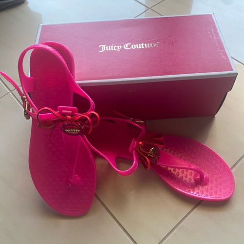 Juicy Couture women's sandals new, fuchsia, size 38