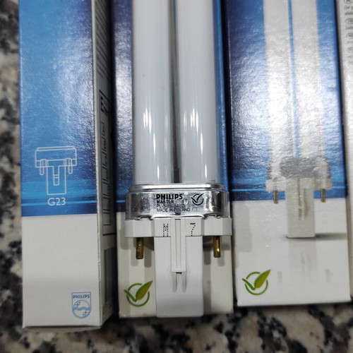 Philips Master PL-S 9W fluorescent lamp new, G23 base, cool white