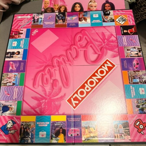 Monopoly Barbie board game like new