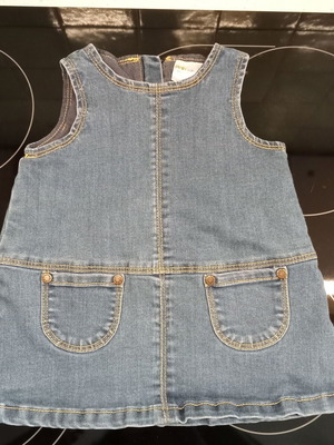 Αμανικό φόρεμα σαλοπέτα τζίν Prénatal 6/9 μηνών 68 εκ. σαν καινούργιο