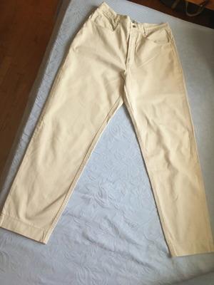 Ecru pants large size like new