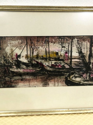 Dimitris Tiniakos Chinese Ink Drawing