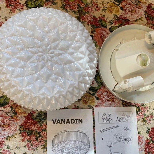 Vanadin IKEA ceiling light like new, vintage design