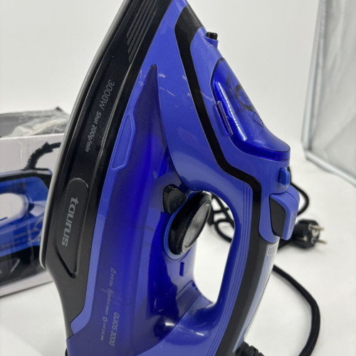 Taurus Quios 3000 Steam Iron New, Blue and Black, 3000 W