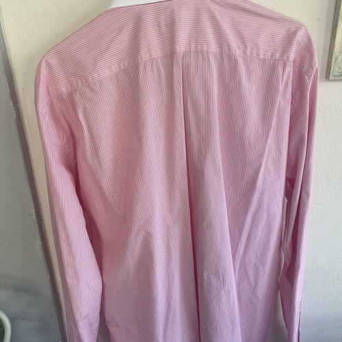 Oxford Company No 43 dress shirt like new with stripes and white collar