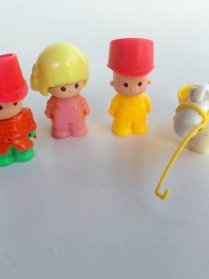Pin Pon 1983 Lyra figurines like new, vintage toys