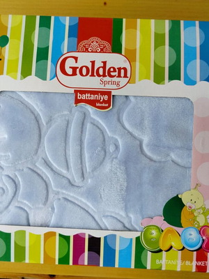 Baby velour blanket new for boy