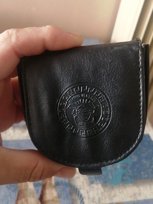 Δερμάτινο αντρικο πορτοφολι κερματων Gianni Versace
