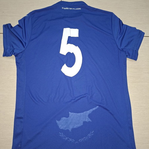 Cyprus official friendly match worn jersey, size XL