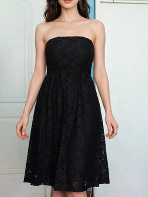 Black lace summer dress Urban Classics new, size M