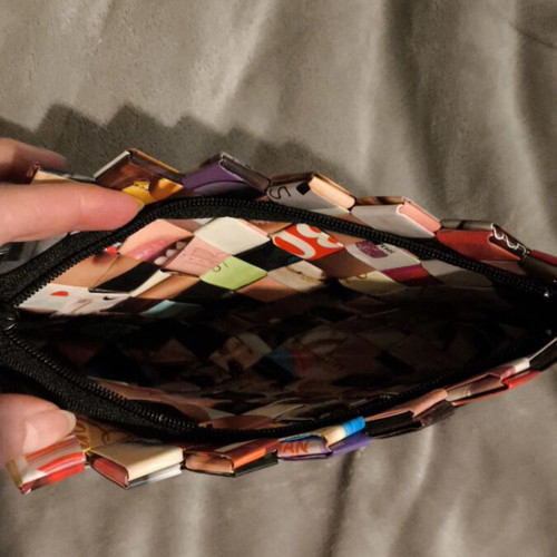 Handmade multicolor handbag like new