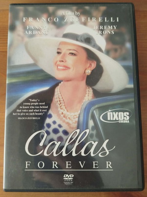 Callas Forever DVD like new, drama biography historical