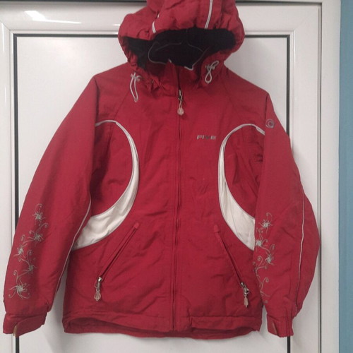 Children's jacket used, white and red, for girls and boys