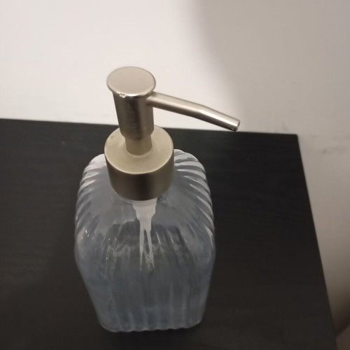 Glass Soap Dispenser Used With Plastic Pump 400ml