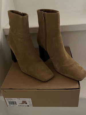 Mango ankle boots used, size 39, beige brown