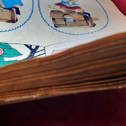 Vintage Soviet children's book used, illustrated in Russian