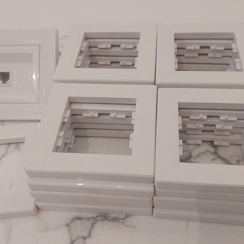 Schneider Electric Asfora frame new, white color, pack of 21