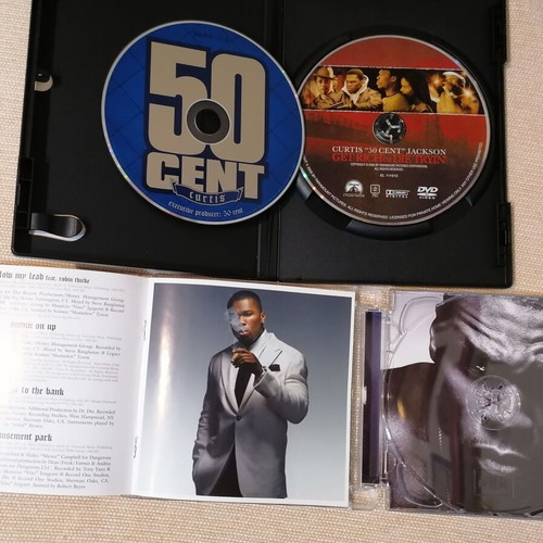 50 Cent Curtis DVD and CD like new, biography and action
