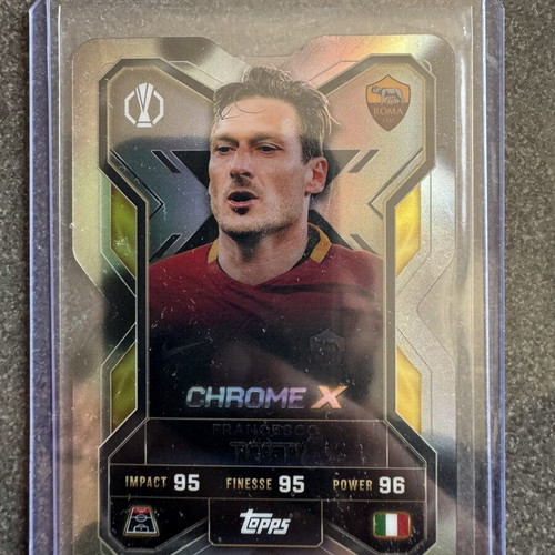 Francesco Totti Chrome X Black Parallel card Topps Match Attax Extra 25/26