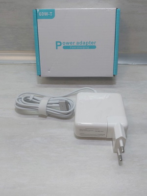 Power adapter 60W MagSafe 2 T-tip for MacBook Pro 13 Retina and Air