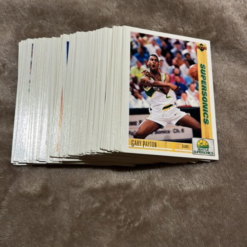 NBA Upper Deck 91-92 basketball cards used, pack of 100