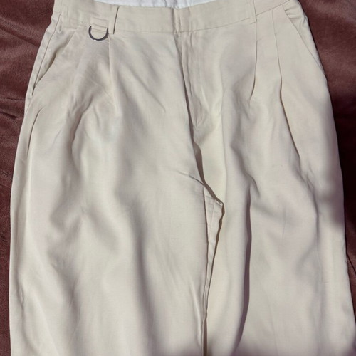 Stradivarius beige office pants wide leg size XL like new